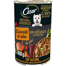 Cesar Natural Goodness -Casserole Tacchino in Salsa-400g