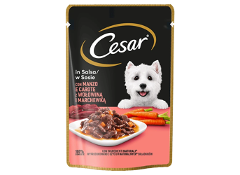 Cesar Delizie del Giorno -Manzo e Carote in Salsa-100g