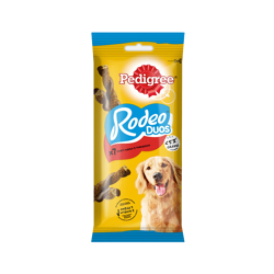 Pedigree Dog Adult Rodeo Duos -Manzo e Formaggio -7 Pz