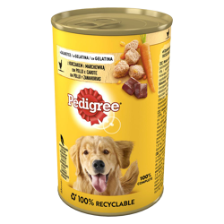 Pedigree in Gelatina -Pollo e Carote-400g