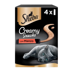 Sheba Creamy Snacks -Manzo-4 Pz