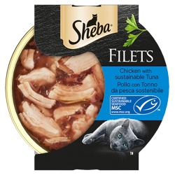 Sheba Filets-Pollo e Tonno-60g