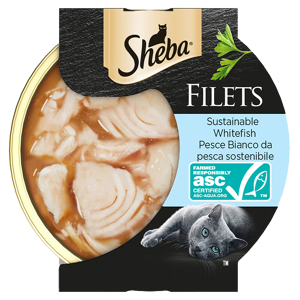 Sheba Filets, Pesce Bianco, 60g