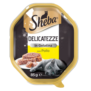 Sheba Delicatezze in Gelatina, Pollo, 85g