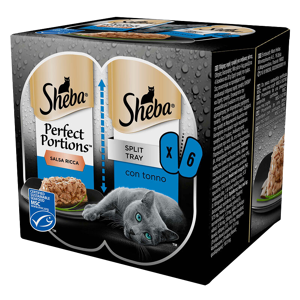 Sheba Adult Perfect Portions, Tonno, 6x37,5g