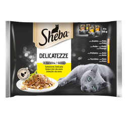 Sheba Delicatezze in Gelatina -Selezione Delicata -4x85g