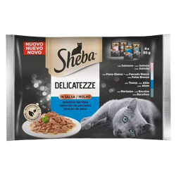 Sheba Delicatezze in Salsa -Selezione del Mare -4x85g