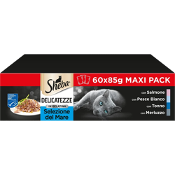 Sheba Delicatezze in Gelatina -Selezione del Mare -60x85g