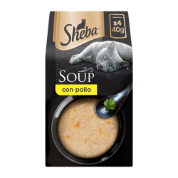 Sheba Soup Busta Multipack-Pollo -4x40g