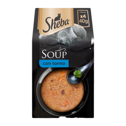 Sheba Soup Busta Multipack -Tonno-4x40g