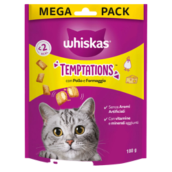 Whiskas Temptations -Pollo e Formaggio-180g
