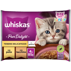 Whiskas Pure Delight Kitten Busta Multipack -4x85g