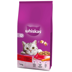 Whiskas Croccantini Adult 1+ -Manzo-1,4kg
