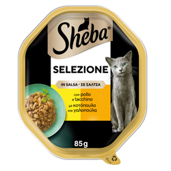 Sheba Selezione in Salsa-Pollo e Tacchino-85g