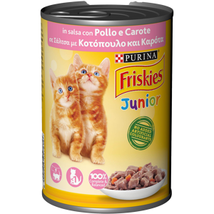 Friskies Junior, Pollo e Carote, 400g