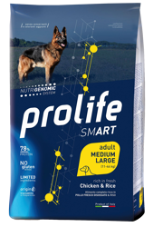 Prolife Smart Adult Pollo E Riso-Medium/Large-12kg