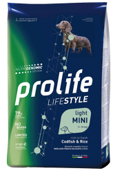 Prolife Lifestyle Light Merluzzo E Riso- Mini-2kg