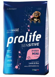 Prolife Sensitive Puppy Agnello e Riso-Mini-600g