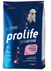 Prolife Sensitive Puppy Agnello E Riso-Medium/Large-2.5kg