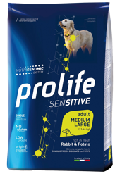Prolife Sensitive Coniglio E Patate-Medium/Large-10kg