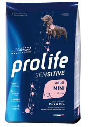 Prolife Sensitive Adult Maiale E Riso-Mini-2kg