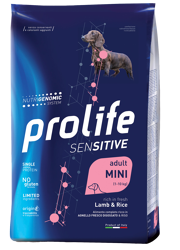 Prolife Sensitive Adult Agnello e Riso-Mini-600g