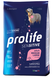 Prolife Sensitive Adult Agnello E Riso-Medium/Large-2.5kg