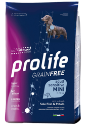 Prolife Grainfree Sensitive Adult Sogliola E Patate-Mini-2kg