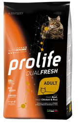 Prolife Dualfresh Adulto -Manzo,Pollo e Riso-400g