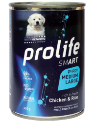 Prolife Smart Puppy Medium/Large-Pollo e Riso -400g