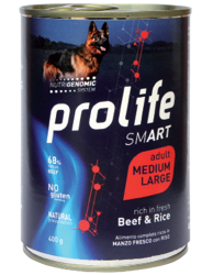 Prolife Smart Adult Medium/Large-Manzo E Riso -800g