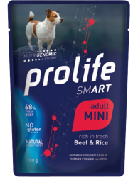 Prolife Smart Adult Mini-Manzo E Riso -100g