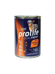Prolife Dualfresh Adult Medium/Large-Tacchino e Maiale-400g