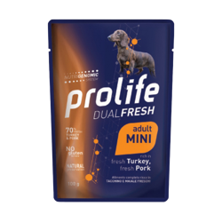 Prolife Dualfresh Adult Mini-Tacchino E Maiale-100g