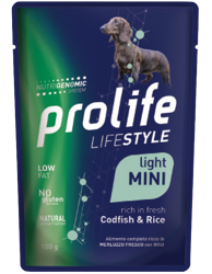 Prolife Lifestyle Light Adult Mini-Merluzzo E Riso-100g