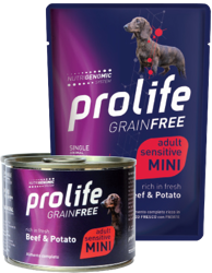 Prolife Grainfree Sensitive Adult Mini -Manzo E Patate-200g