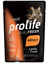 Prolife Dualfresh Adult -Agnello e Trota-85g