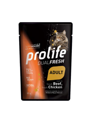 Prolife Dualfresh Adult -Manzo e Pollo-85g