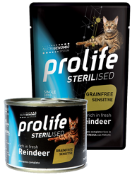 Prolife Sterilised Grainfree Adult -Renna-85g