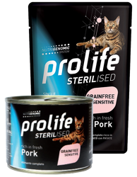 Prolife Sterilised Grainfree Adult -Maiale-85g