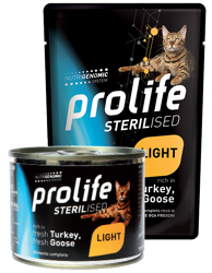 Prolife Sterilised Grainfree Light -Tacchino e Oca-200g