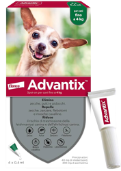 Advantix fino a 4kg - 4 Pipette