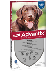 Advantix Da 25kg a 40kg - 6 Pipette