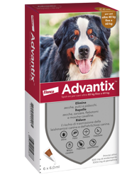 Advantix Da 40kg a 60kg - 6 Pipette