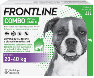 Frontline Combo Cani 3 Pipette - da 20kg a 40kg