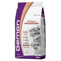 Gemon Cat Kitten - Salmone e Riso - 2 Kg