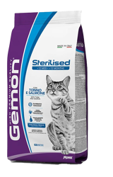 Gemon Cat Sterilizzato Completo - Tonno e Salmone - 2 Kg