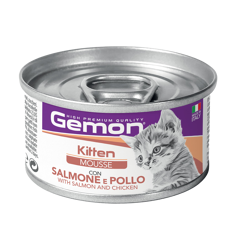 Gemon Mousse Kitten - Salmone e Pollo - 85g