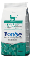 Monge Cat Hairball - Pollo - 400 g