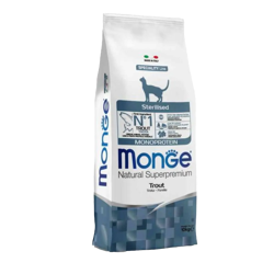 Monge Cat Sterilizzato - Trota - 10 Kg